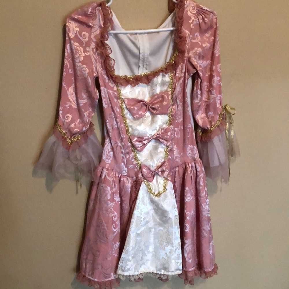 Pink Victorian pirate costume